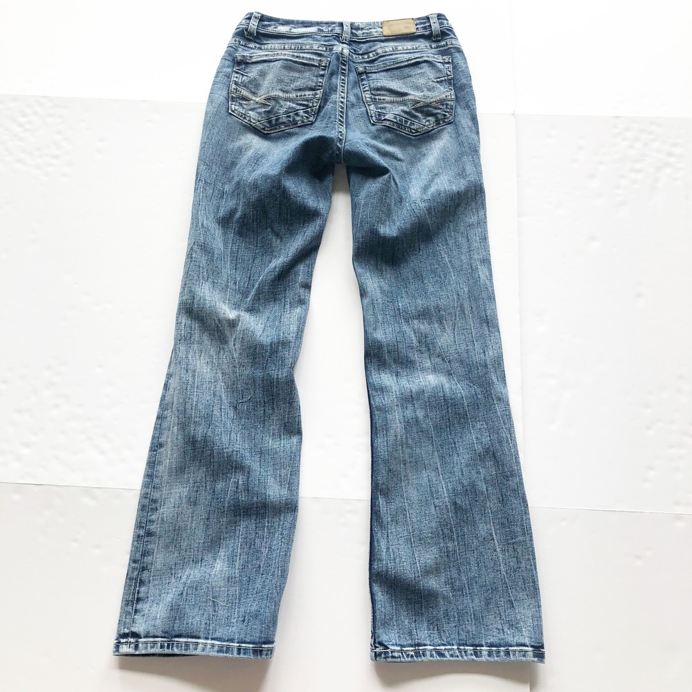 BKE Jeans Womens 27 Stella Mid-Rise Slim Fit Bootcut Jeans Medium Wash Western - Picture 4 of 10